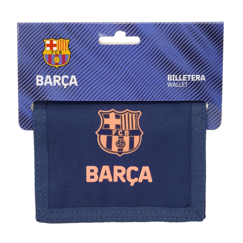 BILLETERA CON CABECERA F.C.BARCELONA 2ª EQUIPACION SAFTA26 812526036 9,5X12,5 UNIDAD