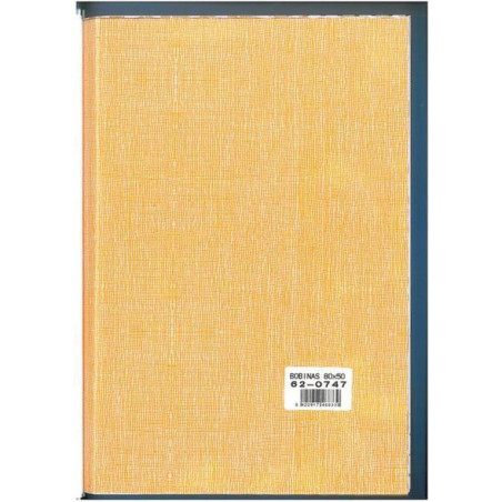 PAPEL CELOFAN CINSA 0,8*50M 35 MICRAS PATRON SACO NARANJA ^