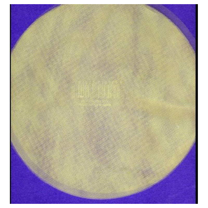 TUL MALLA GRUESA REDONDO 25CM BEIGE PTE 200U ^