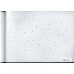 PAPEL CELOFAN HVS 0,8*50M PUNTOS VERDE PP8158