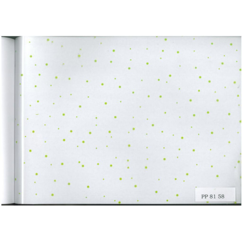 PAPEL CELOFAN HVS 0,8*50M PUNTOS VERDE PP8158