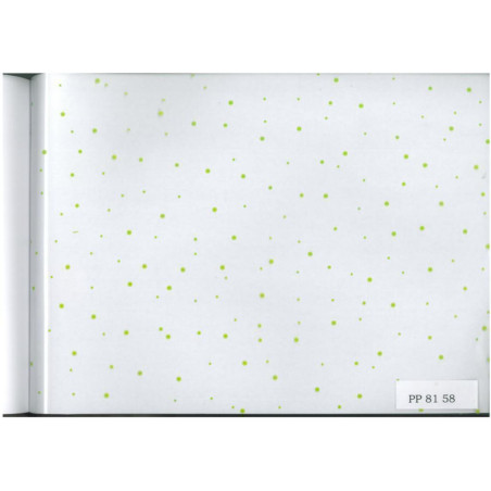 PAPEL CELOFAN HVS 0,8*50M PUNTOS VERDE PP8158