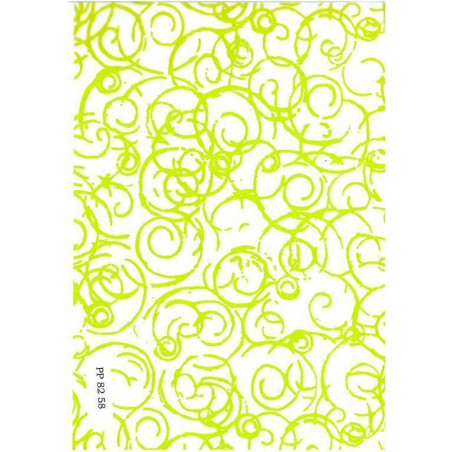 PAPEL CELOFAN HVS 0,8*50M ESPIRAL VERDE PP8258