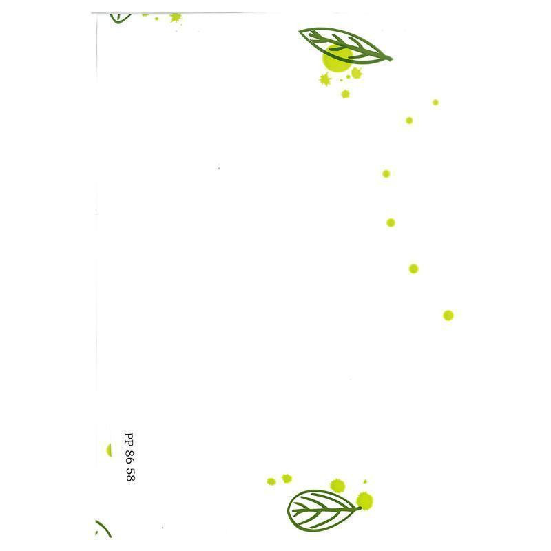 PAPEL CELOFAN HVS 0,8*50M HOJAS VERDE PP8658