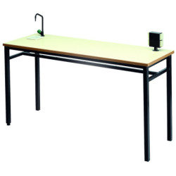 MESA LABORATORIO MOD.296 GRIFO+TORRETA ENCHUFES 180X60 ALT.90 TAGAR
