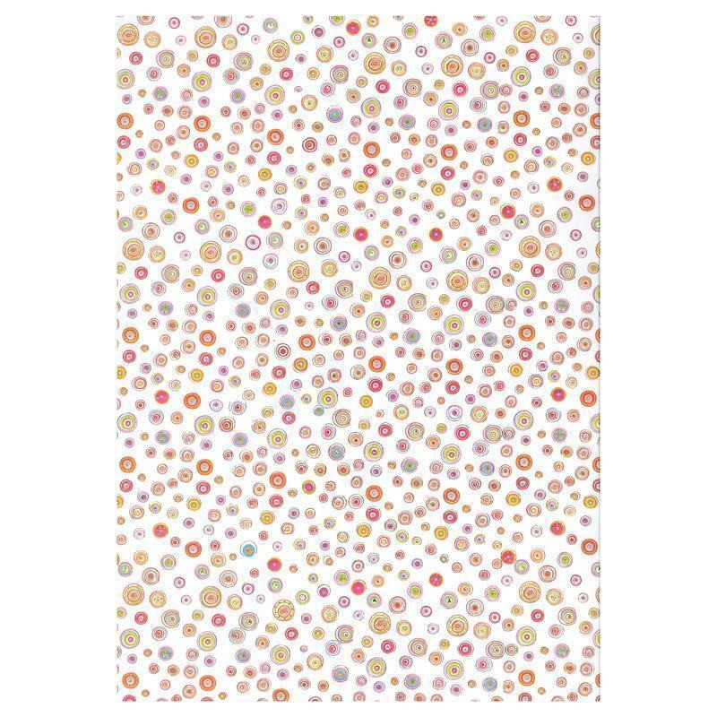 PAPEL REGALO 50*70 ARGU TURNOWSKY CIRCULOS PTE 10H 39103 MOD 20 ^