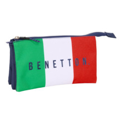 PORTATODO TRIPLE BENETTON "FLAG" SAFTA25 ENERO 812506744