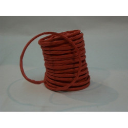 CINTA REGALO PAPEL MACHE TWIST ROJA 25YD ANCHO 1,5 ^