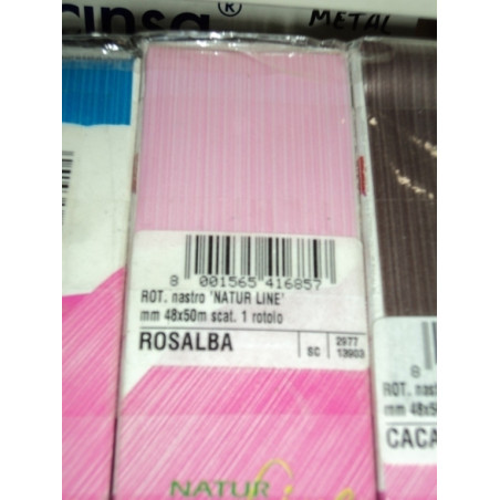 CINTA REGALO NATURE 50MM 50M ROSA CLARO 5680 ^