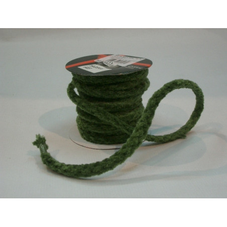 CINTA REGALO CORDON TERCIOPELO VERDE 10YD 57393111 ^