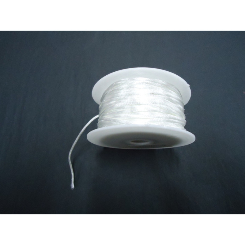 CINTA CORDON COLA RATON 2MM 50M BLANCO ^