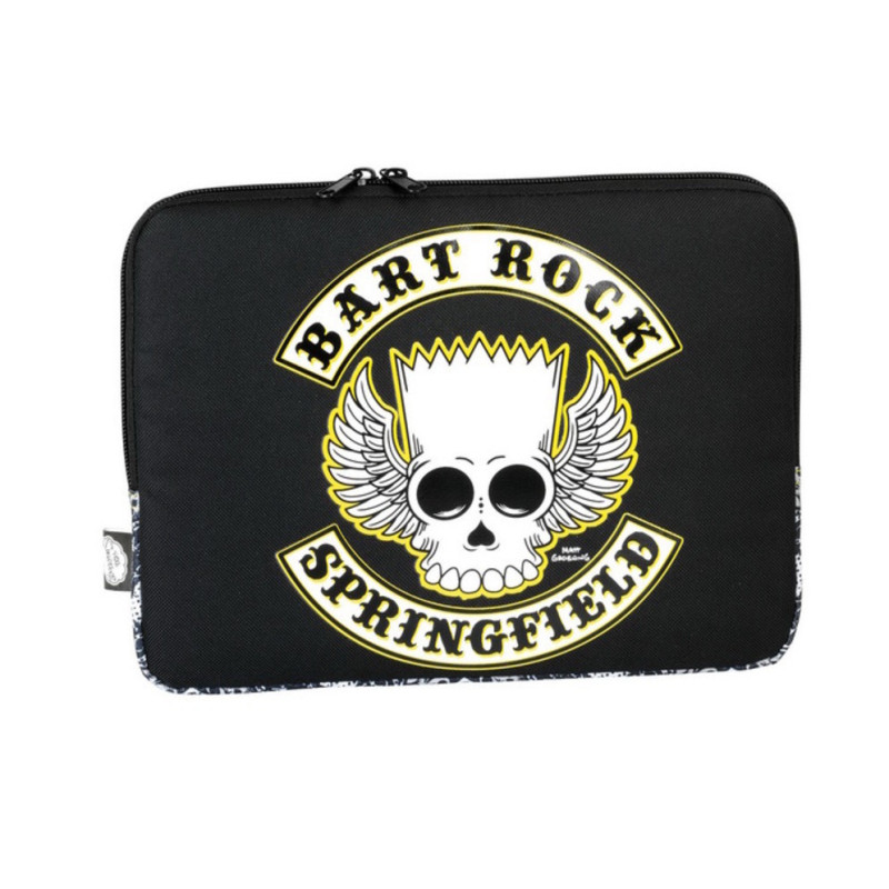 FUNDA ORDENADOR SAFTA 12 SIMPSONS BART ROCK 10'' 611208628 ^