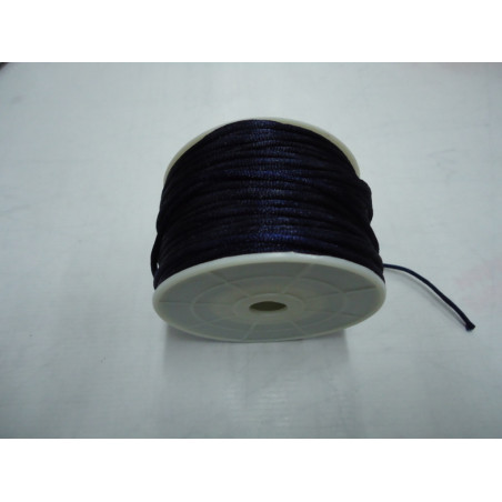 CINTA CORDON COLA RATON 2MM 50M AZUL MARINO ^