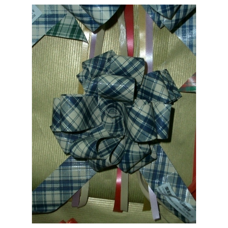 LAZO PARA FORMAR 31MM INGLES AZUL MATE PTE 50U