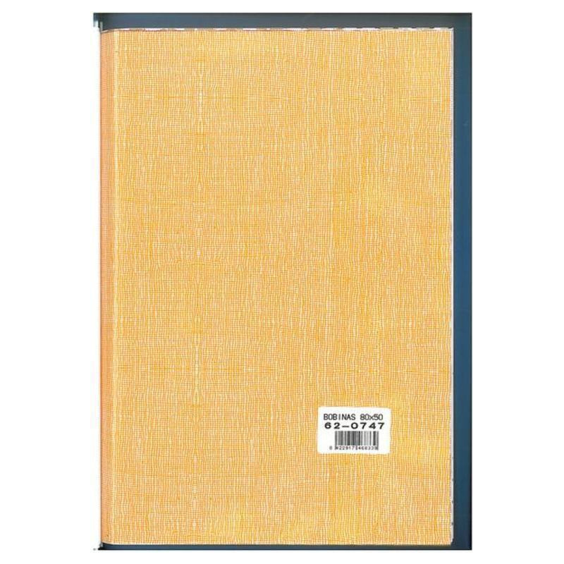 PAPEL CELOFAN CINSA 0,8*50M 35 MICRAS PATRON SACO NARANJA ^