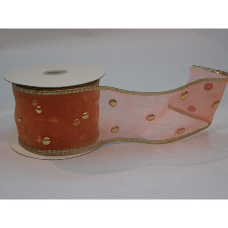 CINTA REGALO RED BAGDAD ORO 100MM 10M 0704