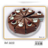 CAJITA ARGU TARTA 10 PORCIONES CHOCOLATE CON MOKA 36252 ^