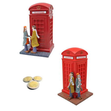 HUCHA CERAMICA BUZON 2 MOD. REGALPAP CABINA TELEFONO 4814