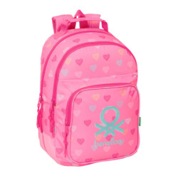MOCHILA DOBLE ADAPT.CARRO BENETTON "HEART" SAFTA26 612651773 42X32 UNIDAD
