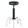 TABURETE 900 ASIENTO TAPIZADO NEGRO ROCADA