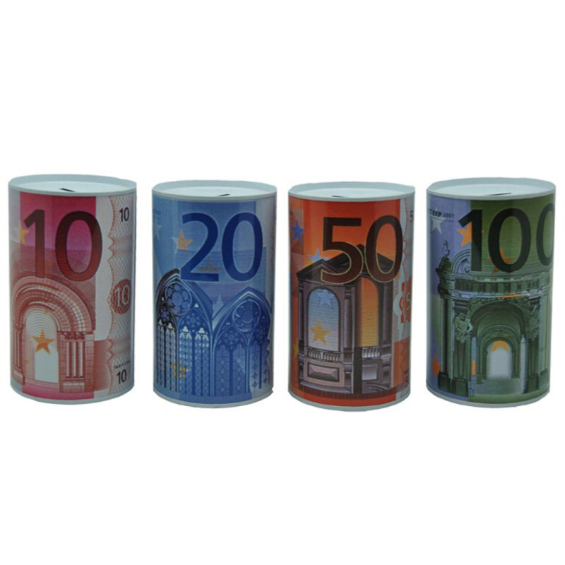 HUCHA REGALPAP METAL EURO 4 MODELOS 4929 ^