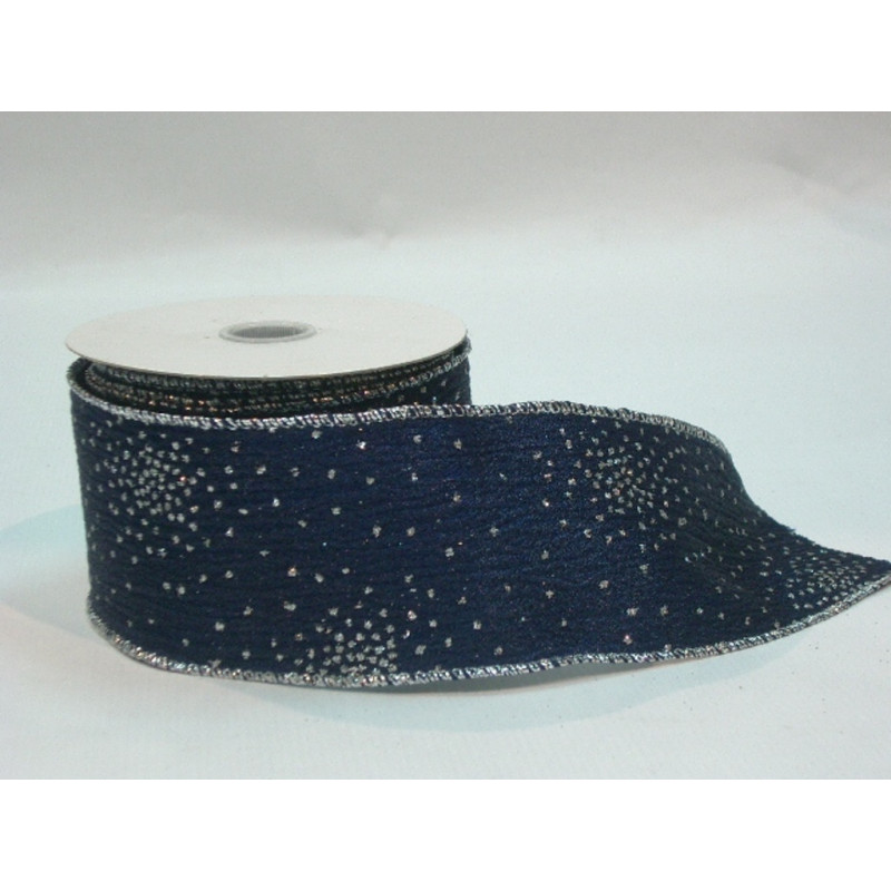 CINTA REGALO RUGOSA ESCARCHA 60MM 10YD 51032 ^