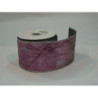 CINTA REGALO RUGOSA LILA PLATA 60MM 10YD 52123125 ^