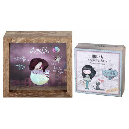 HUCHA C/VENTANA MADERA ANEKKE BALLERINA ALEX BOG AK-103