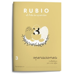 RUBIO PROBLEMAS Nº  3 PTE 10U ISBN 84-85109-54-6