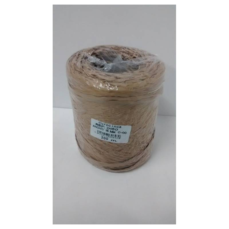 CINTA RAFIA  4MM 200YD NATURAL