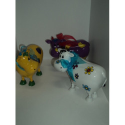 HUCHA CERAMICA VACAS COLORINES PEQUEÑA ALEX BOG CB-835 ^