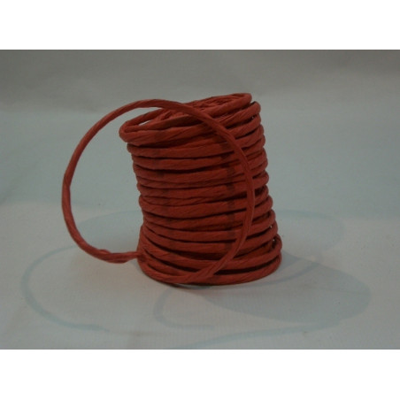 CINTA REGALO PAPEL MACHE TWIST ROJA 25YD ANCHO 1,5 ^
