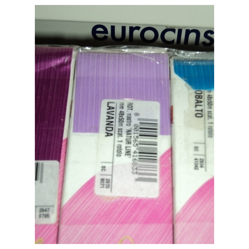 CINTA REGALO NATURE 50MM 50M LAVANDA 5680 ^