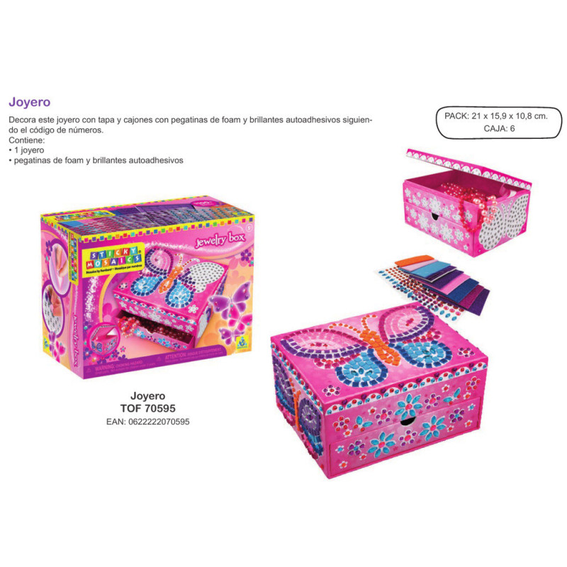 JOYERO PARA DECORAR STICKY TOF70595 5G