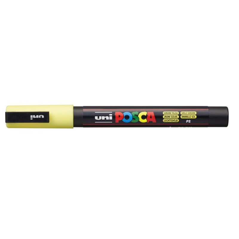 MARCADOR UNI-BALL POSCA PC-3M PUNTA REDONDA 0,9-1,3MM AMARILLO SOL -P2-