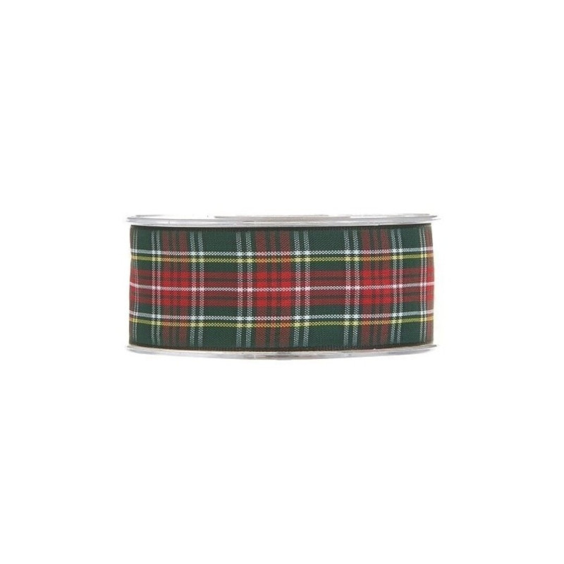 CINTA REGALO ESCOCESA 30MM 10M ^
