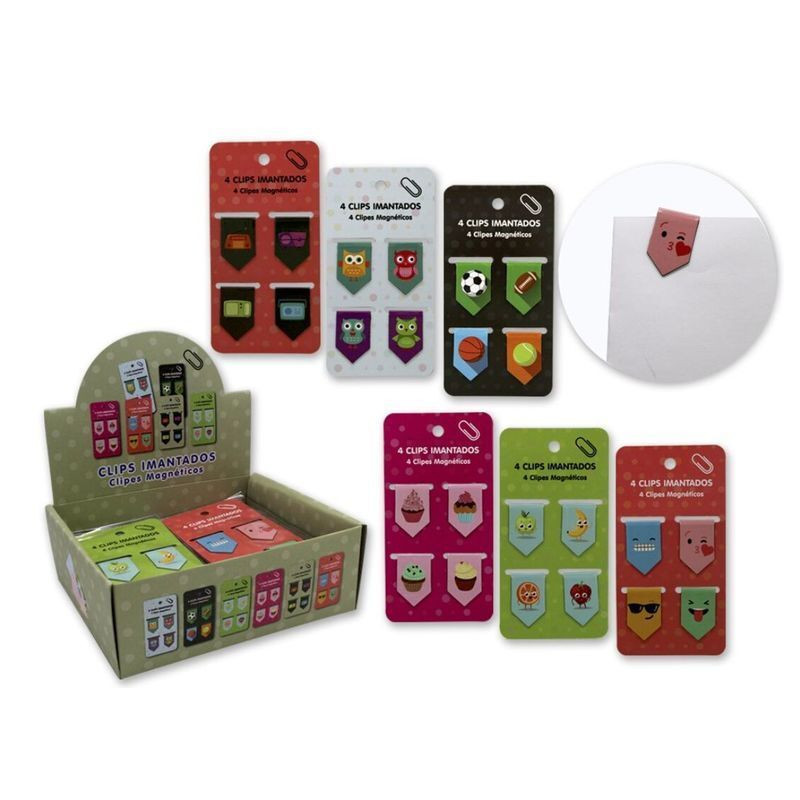 PUNTO LECTURA IMANTADO DECORADO PACK 4U 6 MOD 324836 POESSA (48)