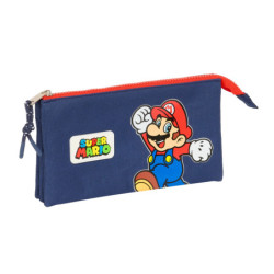 PORTATODO TRIPLE SUPER MARIO "WORLD" 812408744 SAFTA24 VAC 22*12