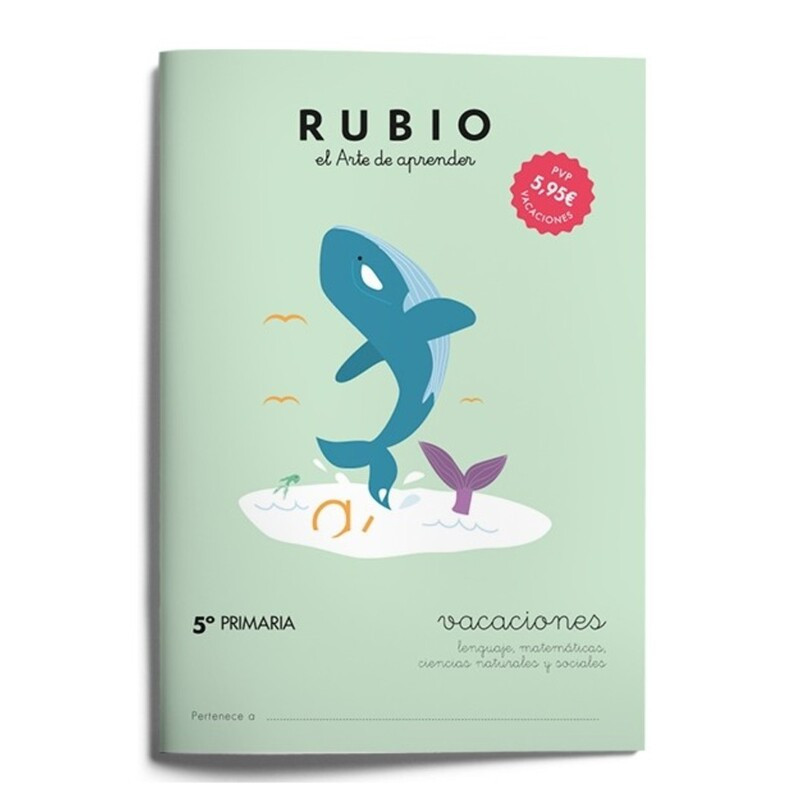 RUBIO VACACIONES CUADERNO CASTELLANO 5º PRIMARIA UNIDAD