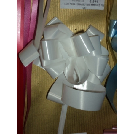 LAZO PARA FORMAR 19MM BLANCO PTE 50U