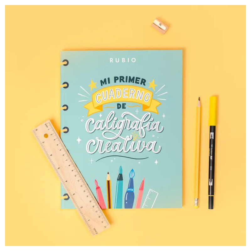 RUBIO MI PRIMER CUADERNO CALIGRAFIA CREATIVA  20,5*26,5 UNIDAD 9788417427726