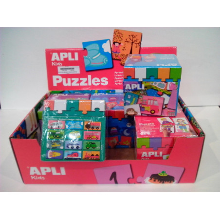 PUZZLE APLI INFANTIL PAREJAS SURTIDO 13334 ^