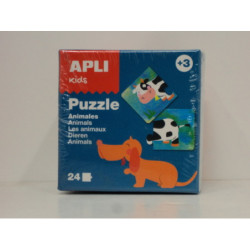 PUZZLE APLI INFANTIL PAREJAS ANIMALES 13861