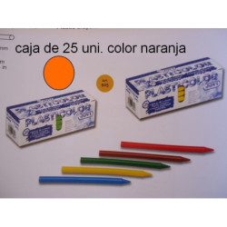 CERAS JOVI PLASTICOLOR GRANEL NARANJA C/25