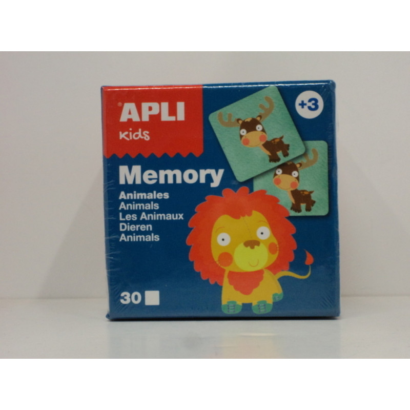 PUZZLE APLI INFANTIL MEMORIA ANIMALES 13865
