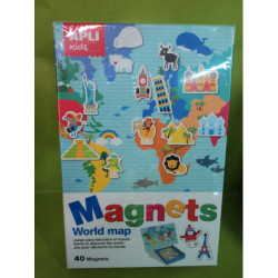 JUEGO APLI MAGNETICO MAPA MUNDI 40U 16494