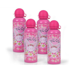 BOTELLA ALUMINIO GABOL18 SCHOOL BUNNY 500ML 221748