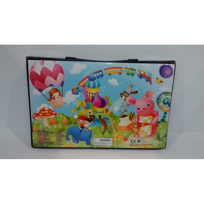 MALETIN DIBUJO ABAIMPORT 86 PZAS PLAST DECORADO 225