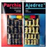 TABLERO PARCHIS 4,  AJEDREZ C/FICHAS FOURNIER 29469