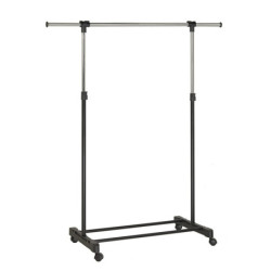 PERCHERO EXTEND NEGRO/PLATEADO UNILUX